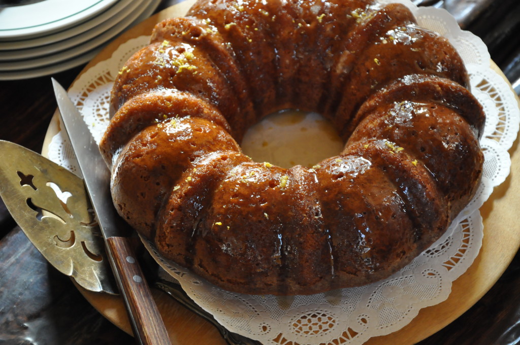 saffron bundt cake