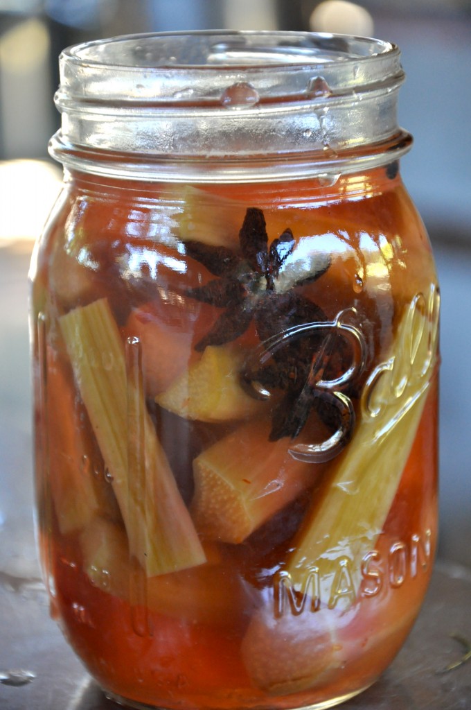 Pickled Rhubarb