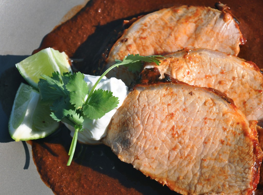 Oacaxan Mole Negro with Pork Roast