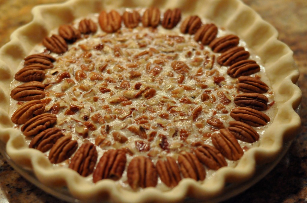 Pecan pie filling