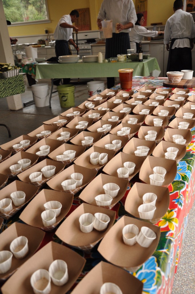 Craft paper fry baskets perfect for Farm to Table dinners