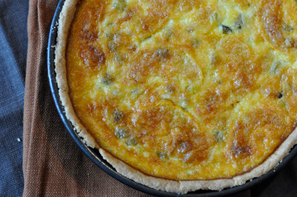 Nopales & Delicata Quiche with Pie Ranch everything!