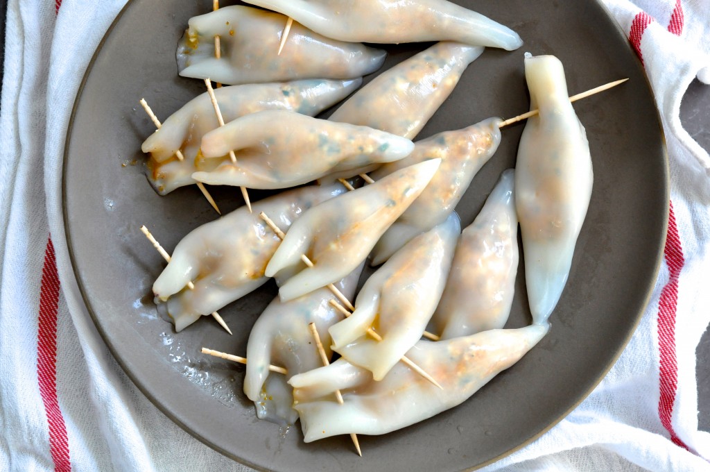 How to Stuff Calamari – do NOT overfill!