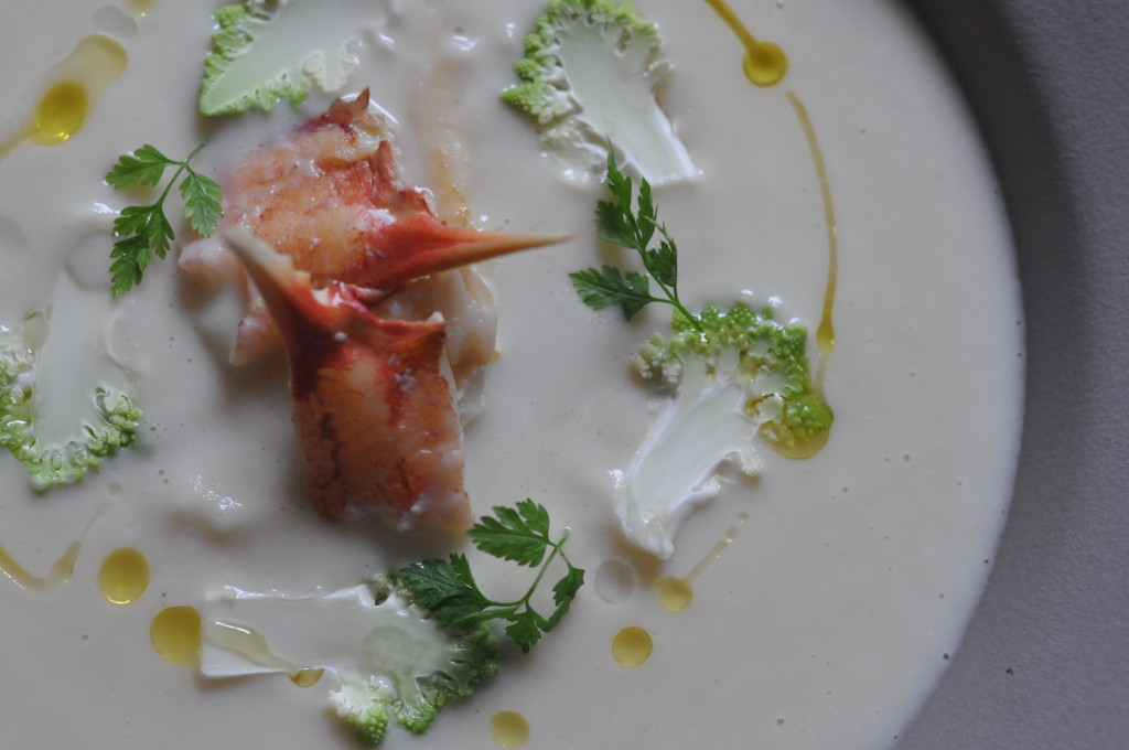 Dungeness Crab Celeriac Soup