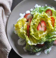 Strawberry & Bibb Lettuce Salad