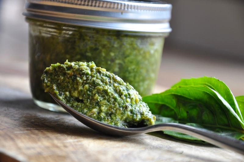 Basil and Walnut Pesto