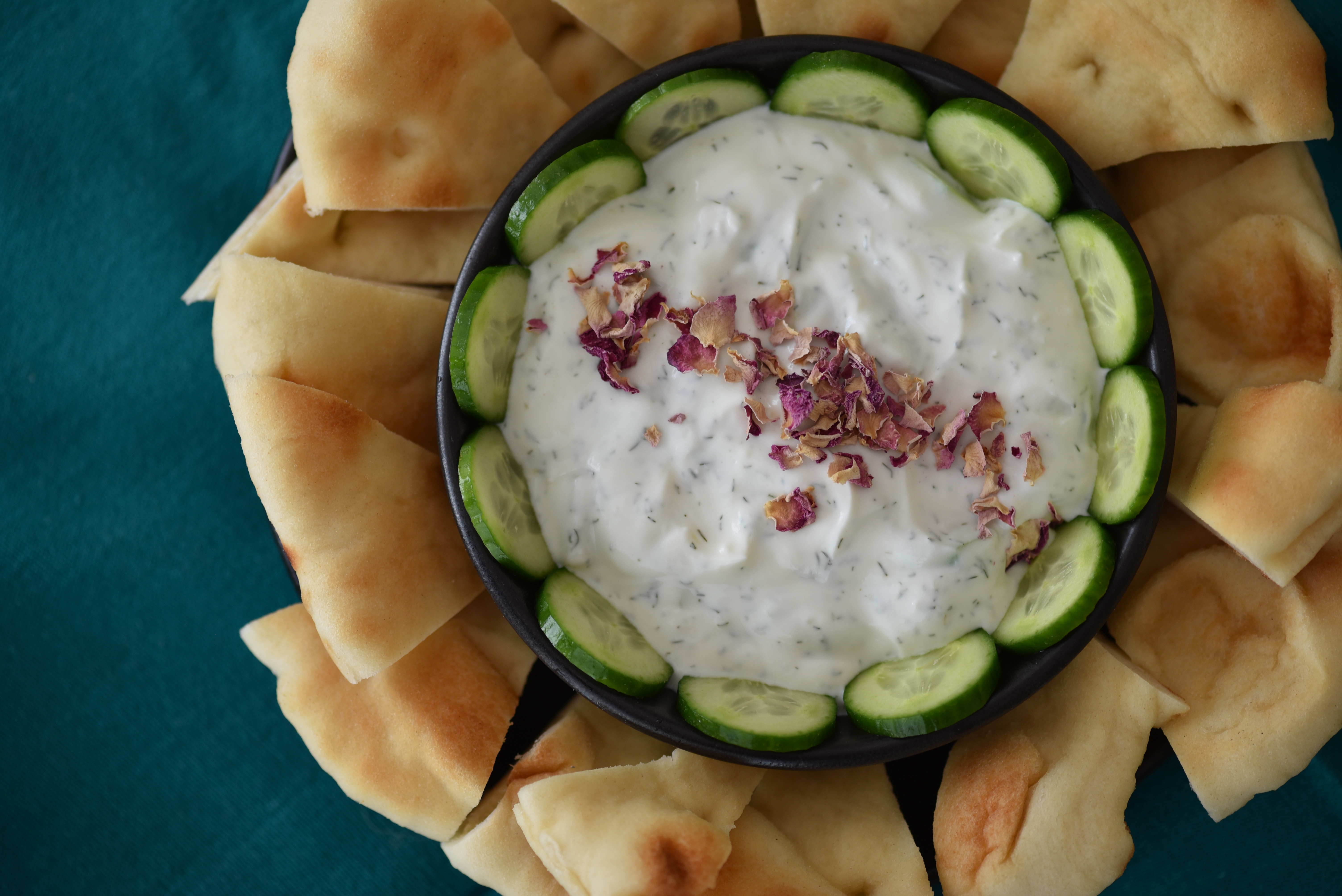 Amy Glaze&amp;#39;s Pommes d&amp;#39;Amour – Cucumber Labneh Dip: Mast-o-Khiar
