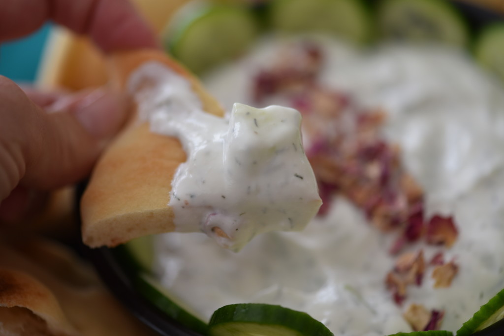 cucumber dip upclose