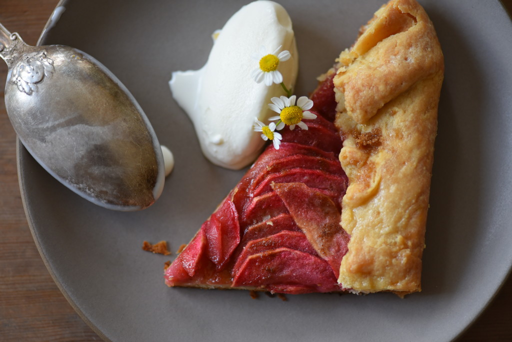 Pink Pearl Apple Galette Slice