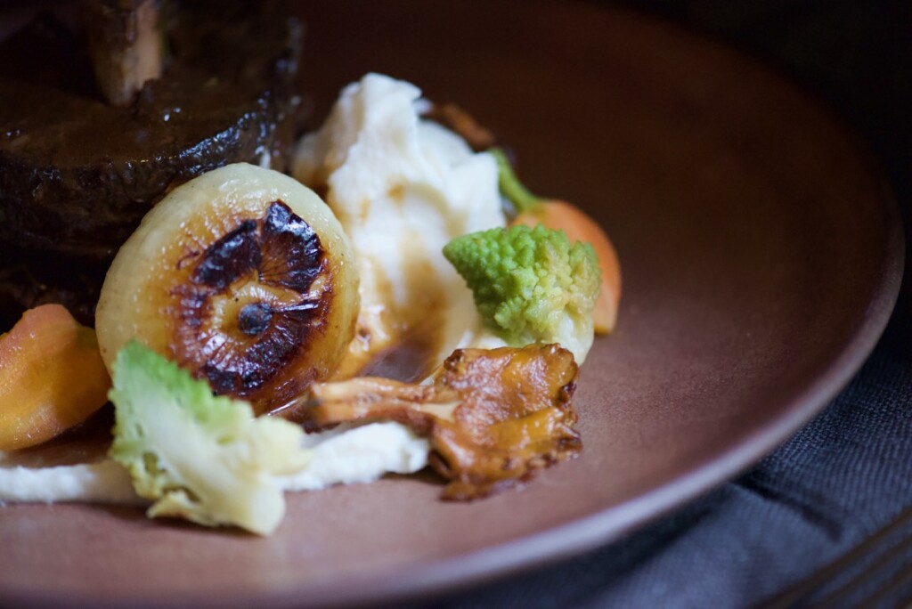 cipollini onion with short ribs