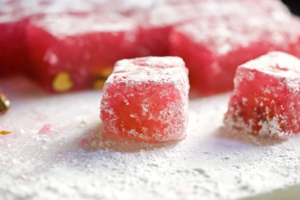 Rose and Pistachio Turkish Delight
