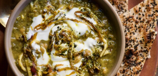 Persian Noodle Soup (Ash Reshteh)