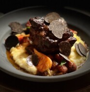 Braised Short Ribs with Madeira Black Truffle Sauce